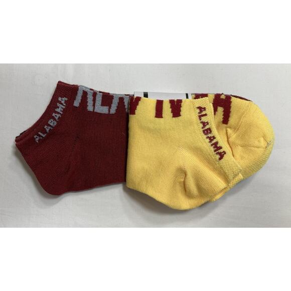 Alabama Crimson Tide Socks Ankle Women's Size: 9 to 11 2-Packs of 3, NCAA - Picture 4 of 9
